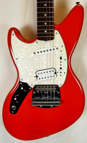 Kurt Cobain Jag-Stang® Left-Hand Electric Guitar, Rosewood Fingerboard, Fiesta Red