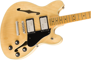 Squier Classic Vibe Starcaster Electric Guitar, Maple Fingerboard, Natural Squier Classic Vibe Starcaster Electric Guitar, Maple Fingerboard, Natural