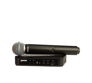 Shure BLX24/B58-H9 Wireless Handheld Mic, Band H9, 512-542 MHz