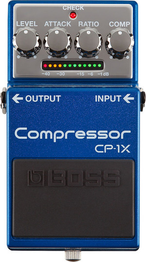 Boss CP-1X Next-Generation Guitar Compressor Effect Pedal for Expressive Players