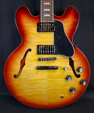 Epiphone ES-335 Figured Top, Raspberry Tea Burst, Inspired by Gibson