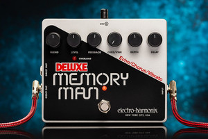 Electro Harmonix Deluxe Memory Man XO Analog Delay/Chorus/Vibrato Effect Pedal