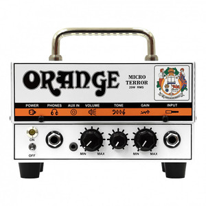 Orange Micro Terror 20 Watt Mini Guitar Amp Head, Solid State, Tube Preamp