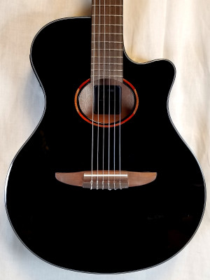 Yamaha NTX1 Acoustic Electric Nylon String Classical Guitar, Black Yamaha NTX1 Acoustic Electric Nylon String Classical Guitar, Black
