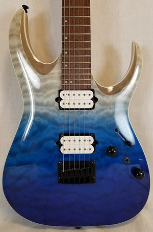 Ibanez RGA Standard High Performance Electric Guitar, Rosewood Fingerboard, Blue Iceberg Gradation Ibanez RGA Standard High Performance Electric Guitar, Rosewood Fingerboard, Blue Iceberg Gradation