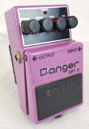 Boss Pre Owned Vintag BF-2 Flanger Effect Pedal From Early 80's Made In Japan MIJ