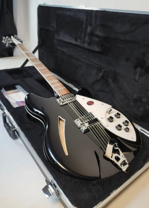 Rickenbacker 360 Jetglo 12-String Semi-Hollow Guitar, Stereo, HSC