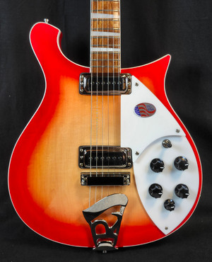 Rickenbacker 620 Fire Glo, Stereo, Gotoh Tuners, Rosewood FB, HSC 2025