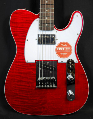Squier Affinity Telecaster FMT SH, Laurel FB, Crimson Red Transparent Squier Affinity Telecaster FMT SH, Laurel FB, Crimson Red Transparent