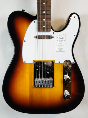 Fender Standard Telecaster Electric Guitar Laurel Fingerboard, White Pickguard, 3-Color Sunburst Fender Standard Telecaster Electric Guitar Laurel Fingerboard, White Pickguard, 3-Color Sunburst