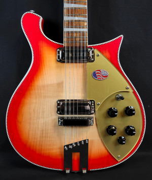 Rickenbacker 660/12 Fire Glo 12-String Electric Guitar, Toaster Pickups, Wide Neck, w/HSC