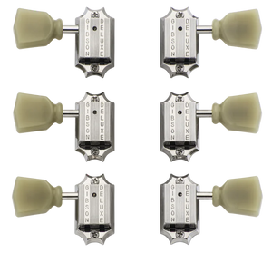 Gibson PMMH-010 Vintage Nickel Machine Heads W/ Pearloid Buttons