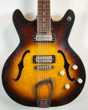 Hagstrom Vintage 1967 Viking 12 Hollowbody 12 String Guitar VSB