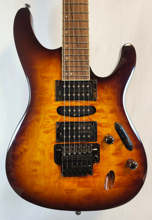 Ibanez S670QMDEB Standard S Series Electric Guitar Rosewood Fretboard Dragon Eye Burst