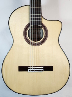 Cordoba GK Studio Solid European Spruce Top Cutaway Acoustic Electric Flamenco Guitar