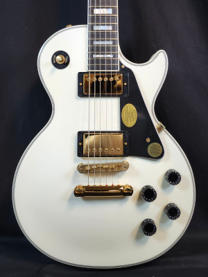 Gibson Vintage 2001 Les Paul Custom, Alpine White, Gold Hardware, w/HSC NOS