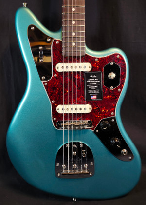Fender American Professional Classic Jaguar, Faded Sherwood Green Metallic, w/Bag