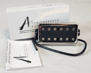 Tom Anderson HC1+ Open-Face Humbucker Electric Guitar Pickup, Nickel