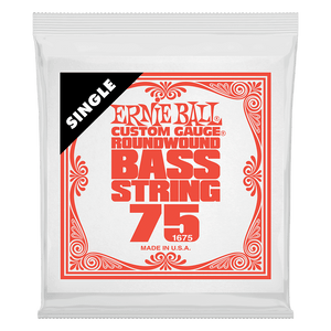Ernie Ball .075 Rndwnd Bass Nickel Wound Ernie Ball .075 Rndwnd Bass Nickel Wound
