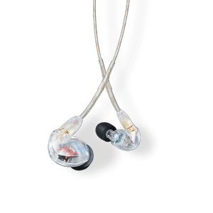 SE425-CL Sound Isolating Dual Driver Earphone with Detachable Cable, Clear