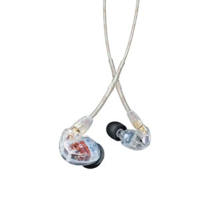 SE535-CL Professional Sound Isolating Triple Driver Earphone With Detachable Cable (clear)