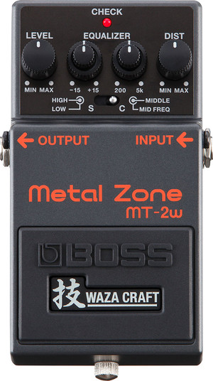 Boss WAZA Craft METAL ZONE Distortion Guitar Effect Pedal, Made in Japan