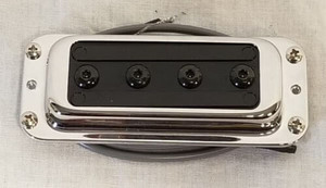 00001 Neck Pickup assembly for the 4001, 4003 Bass Chrome