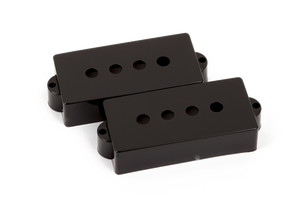 Pure Vintage Precision Bass Pickup Covers, Black (2)