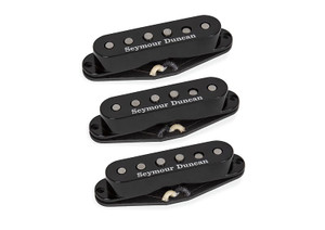 Seymour Duncan Set of Scooped Strat Electric Guitar Pickups, Black