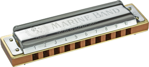 Hohner 1896BX-BB Marine Band Key of B Flat Boxed Package Harmonica