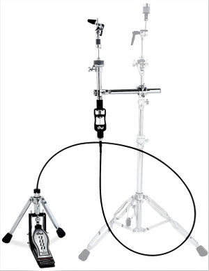 Series 9000 Remote Cable Hydraulic Heavy Duty, Double Braced Hi-Hat Stand w/ MG-1, MG-2, 505 W/ Bag