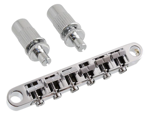 Allparts GB-2503-010 Chrome Economy Korean Tunematic Electric Guitar Bridge