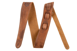Road Worn Guitar Strap, Gives Your Guitar or Bass Personality And Eminetty, Brown 099-0660-050