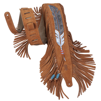 Levy's 2 1/2 inch Wide Suede Guitar Strap.