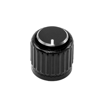 D'Addario LokNob Large Knob for Amplifiers, Effects Pedals, Instruments, Live/studio Gear, Black