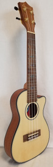 Amahi UK220CD-24 Cutaway Concert Ukulele, Spruce Top, Mahogany Back and Sides w/ Gig Bag