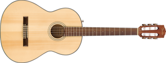 Fender CN-60S, Natural Solid Spruce Top Nylon String Classical Acoustic Guitar (0970160521)