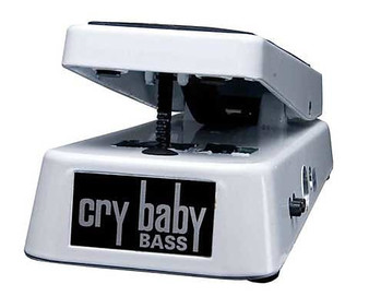 Dunlop 105Q Cry Baby Bass Wah Pedal - White