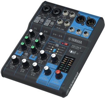 Yamaha MG06X Live Sound Stereo Mixer With SPX Effects, 2 Mic Inputs and 2 Stereo Inputs Yamaha MG06X Live Sound Stereo Mixer With SPX Effects, 2 Mic Inputs and 2 Stereo Inputs
