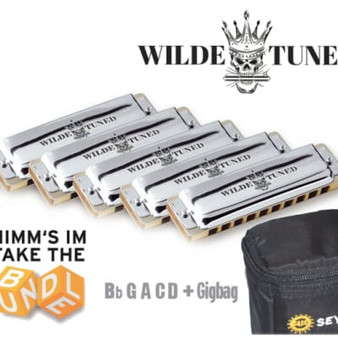 Seydel Set of 5 - 1847 Classic Wilde Rock & 6er Gig Bag