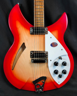Rickenbacker 330 Fireglo, 21 Fret, Gotoh Tuners, HSC 2025