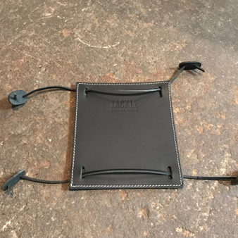 Tackle RTBG-BK Leather Rack Tom Bumper Guard, Black