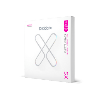 D'Addario XSB45100 45-100 Regular Light, Long Scale Coated Bass Guitar Strings