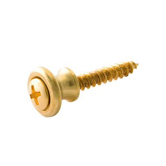 Gibson Pack of 2 Brass Strap Buttons