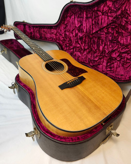 Vintage 1995 Taylor 420 Dreadnought, All Solid USA Made Spruce Top w/Figured Maple B&S, Active Pickup, OHSC
