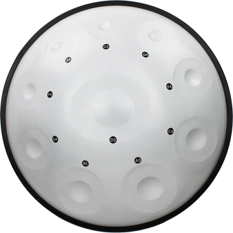 Amahi SD10SG Handpan Drum, 24 Inch, Silver