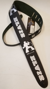 Perri's Leather Elvis Presley Dancing Pose 2.5” Leather Guitar Strap (P25EPSS-851) Perri's Leather Elvis Presley Dancing Pose 2.5” Leather Guitar Strap (P25EPSS-851)