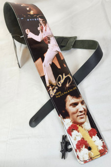 Perri's Leather P35EPV-823 Elvis Presley- Singing I Leather Guitar Straps Perri's Leather P35EPV-823 Elvis Presley- Singing I Leather Guitar Straps
