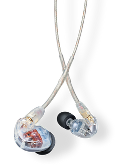 Shure SE535-CL Professional Sound Isolating Triple Driver Earphone With Detachable Cable (clear)
