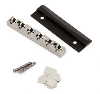 Fender LSR Roller Nut Assembly For Electric Guitars (Brushed Chrome)